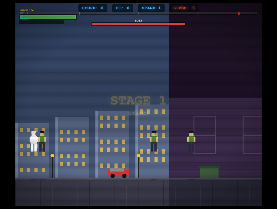 Double Dragon in-game screenshot