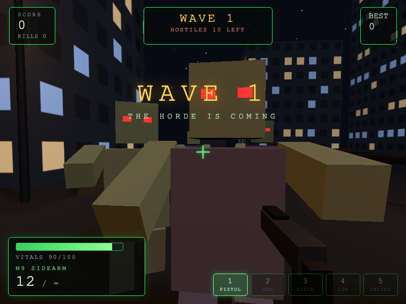 Zombie City: Last Stand in-game screenshot